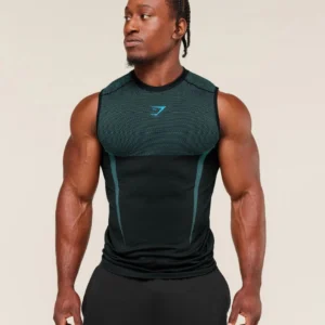 Men’s Gym Element Tank – Dark Teal